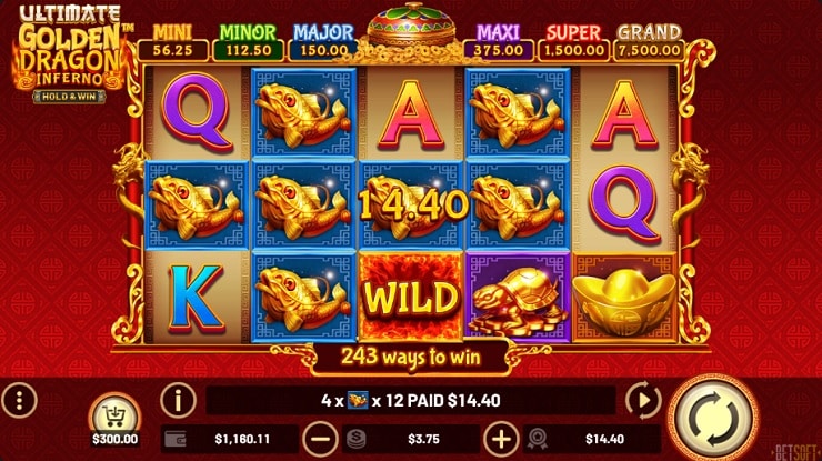 Ultimate Golden Dragon Inferno