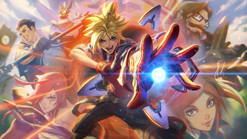 splash art voor League of Legends-kampioen Ezreal