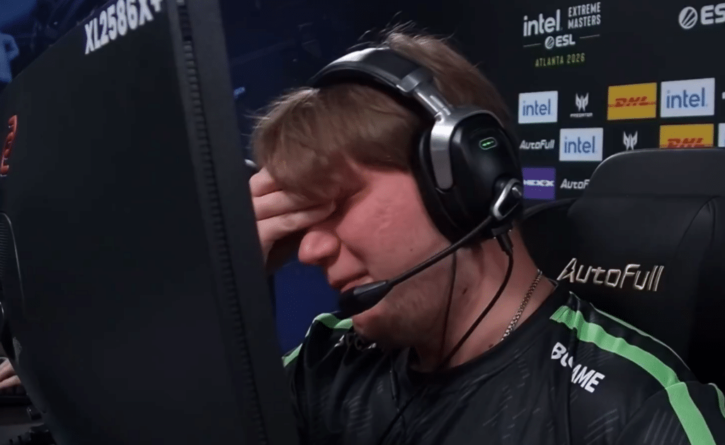 s1mple losing it at iem atlanta