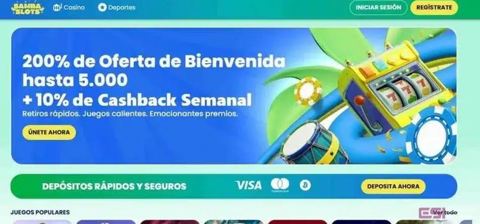 samba slots minireview