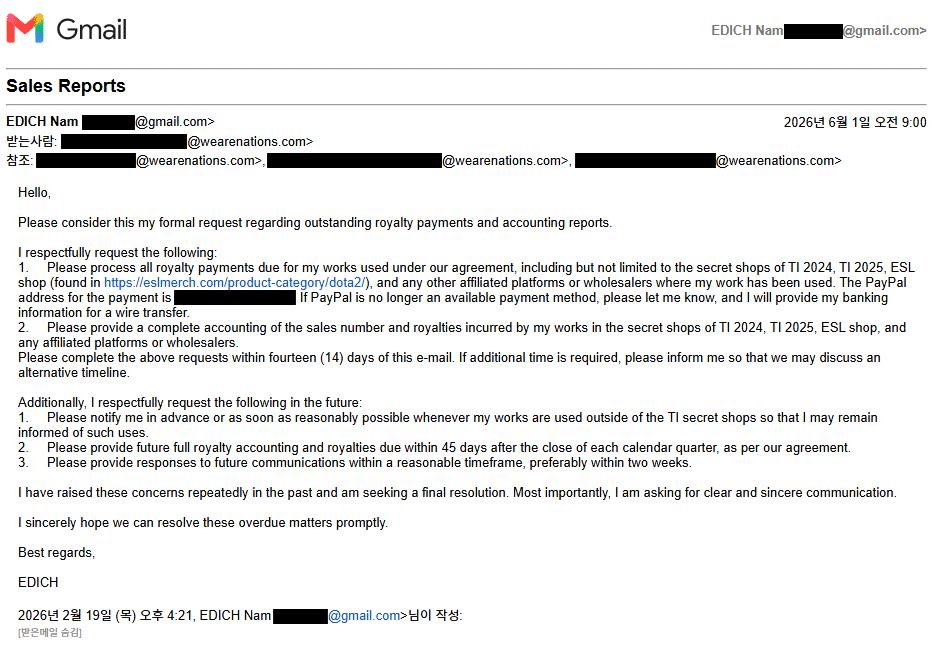 edich pay issue
