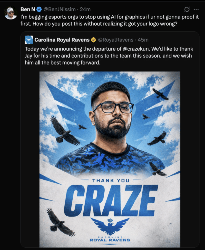 carolina royal ravens AI art