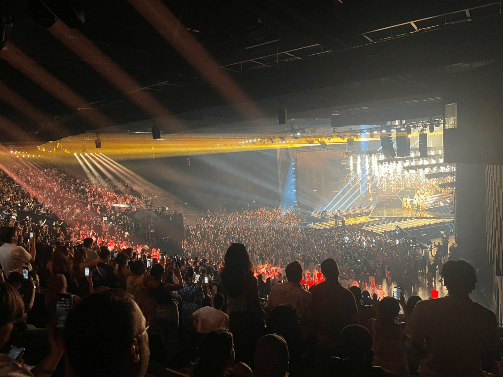 Esports World Cup Opening Ceremony photo from top right of stage